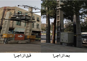تجمیع تابلوهای لوازم اندازه گیری مشترکان برق در سمنان