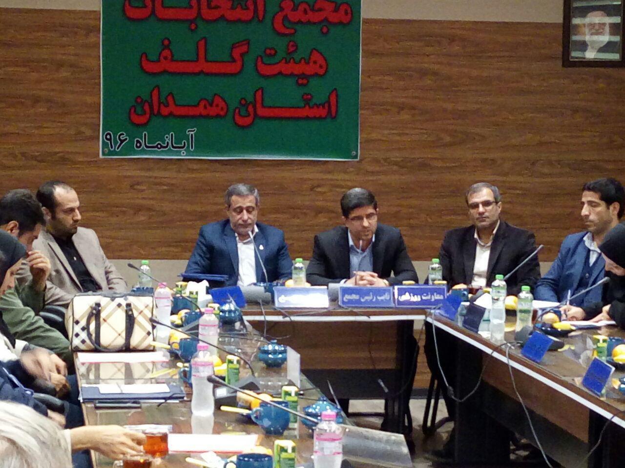 علی اصغر سالوند رئیس هیات گلف استان شد