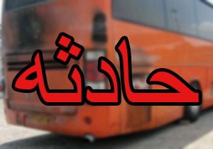 آتش سوزی اتوبوس در گرگان