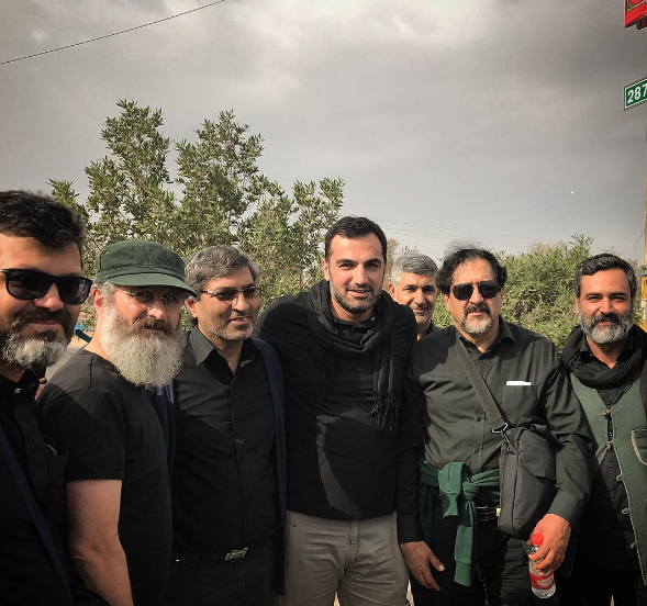 عکس بازیگران مشهور در پیاده روی اربعین حسینی 96