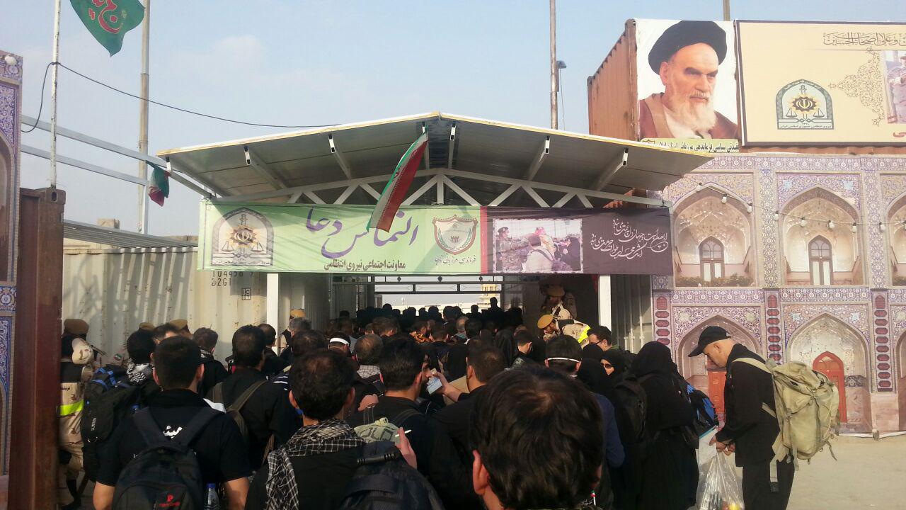 تردد روان و آرام در مسیر مرز مهران
