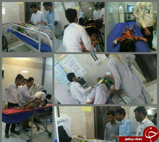 ۱۰ کشته و زخمی در محور ایرانشهر _نیکشهر+ عکس