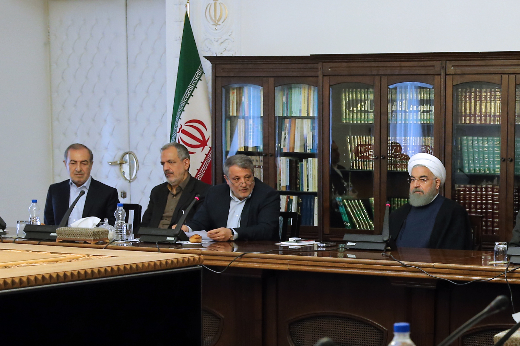 اعضای شورای شهر تهران با روحانی دیدار کردند