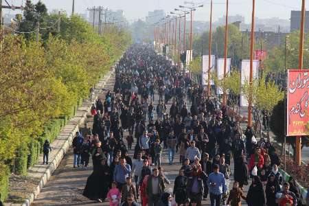پیاده روی حرم تا حرم به مناسبت اربعین درسیرجان