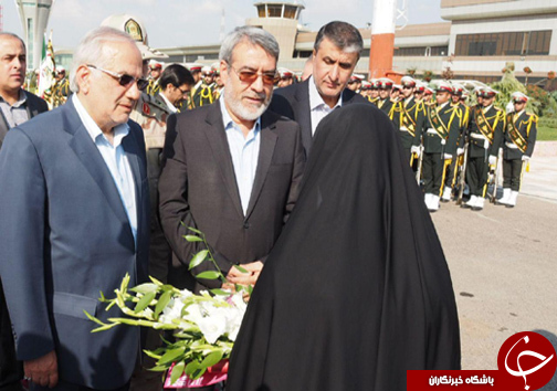 ورود وزیر کشور به فرودگاه بین المللی دشت ناز ساری
