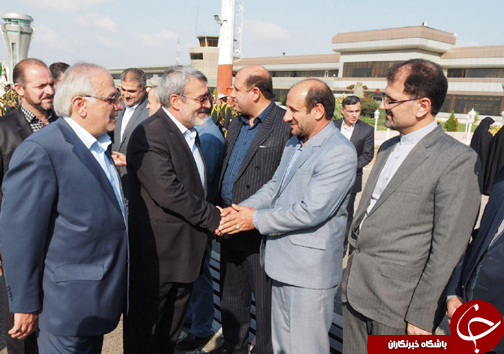 ورود وزیر کشور به فرودگاه بین المللی دشت ناز ساری