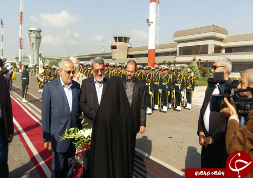 ورود وزیر کشور به فرودگاه بین المللی دشت ناز ساری +تصاویر