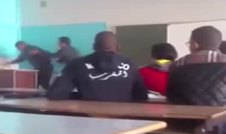 فیلمی اسفبار از رفتار ناپسند دانش آموزی با یک معلم!