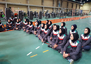 حضور زنان کبدی کارگلستانی در اردوی تیم ملی