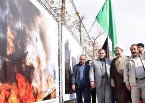نخستین نمایشگاه محیطی عکس عاشورایی در ارومیه برپا شد