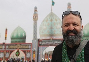 حضور سید علی صالحی در موکب مسجد مقدس جمکران