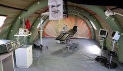 &nbsp;راه اندازی بیمارستان صحرایی در سه راهی شهرستان بهار