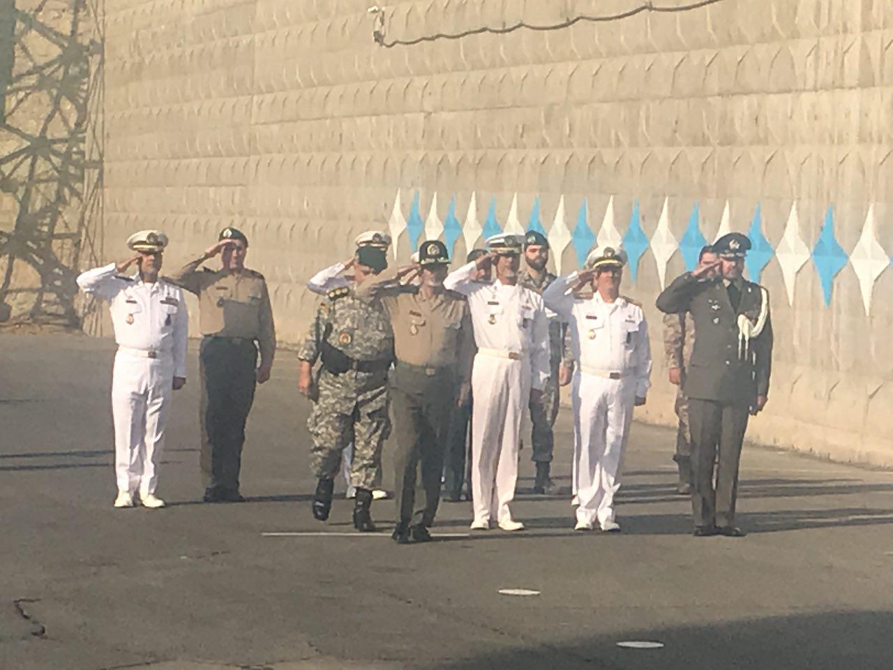 مراسم تکریم و معارفه فرماندهان جدید و قدیم نداجا برگزار شد