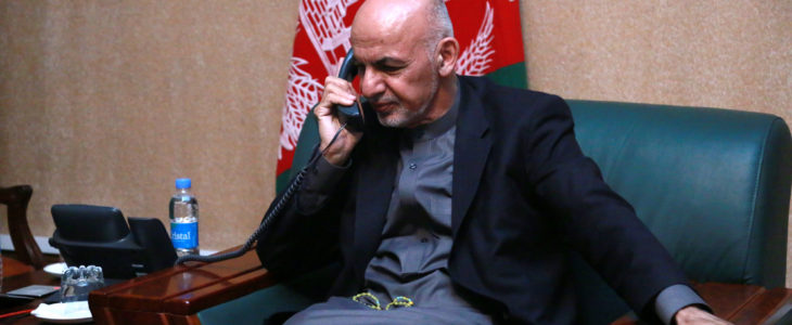 گفتگوی تلفنی اشرف غنی و معاون ترامپ