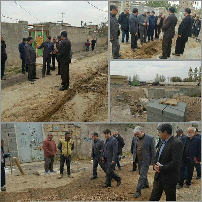 تصفیه خانه فاضلاب شهر نیر با پیشرفت 80 درصد درحال اجراست