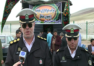 برپایی موکب زینبیون منتظر در پلیس راه اردبیل سراب