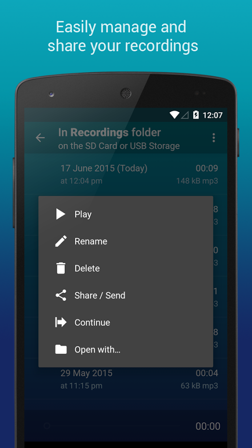 دانلود Hi-Q MP3 Voice Recorder Pro 2.3-b5 - برنامه ضبط صدا با کیفیت بالا