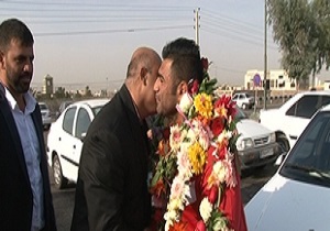 استقبال از نایب&zwnj;قهرمان &zwnj;پرورش اندام جهان در قم
