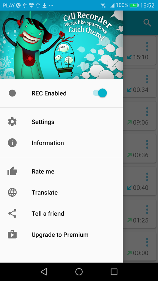 دانلود C Mobile Call Recorder Premium v13.4 برنامه ضبط مکالمات دوطرفه