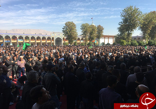 حرم احمد بن &zwnj;موسی شاهچراغ (ع) غرق در سوگ و ماتم