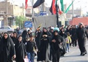 خدمات‌رسانی موکب شهدای خط‌شکن آغاجاری در شلمچه