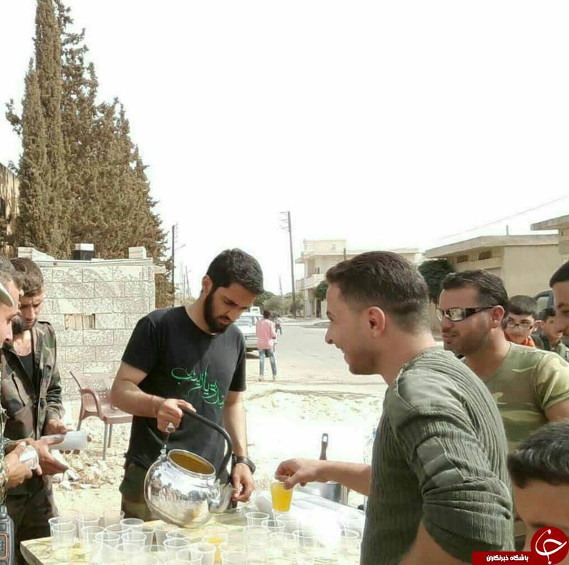 موکب شهید مدافع حرم در سوریه +عکس