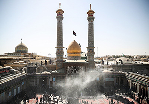 عزاداری بازماندگان اربعین در حرم عبدالعظیم حسنی + فیلم