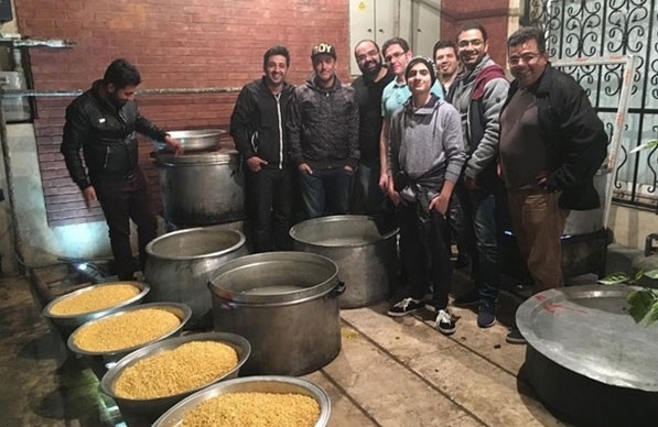 محمدرضا گلزار در اربعین حسینی
