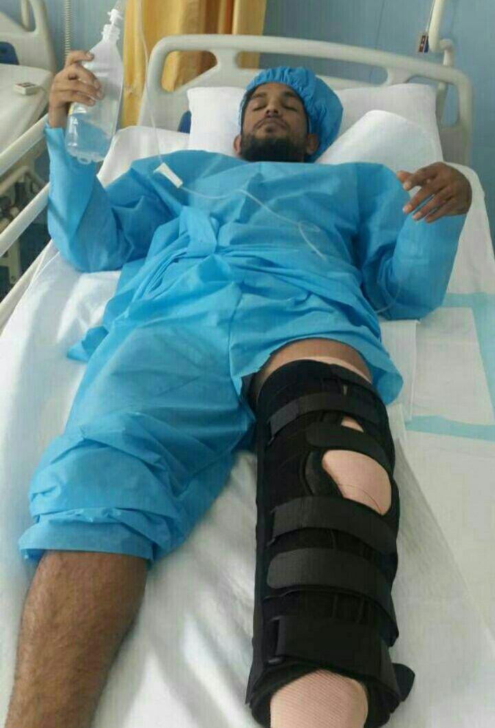 کشتی گیر جوان استان تحت عمل جراحی زانو قرار گرفت