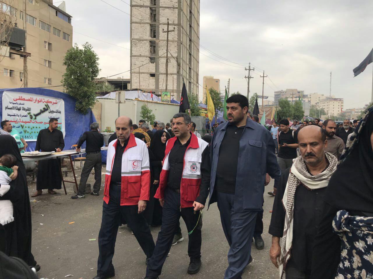بازدید مقامات بهداشتی ستاد اربعین از مراکز درمانی عراق+ تصاویر