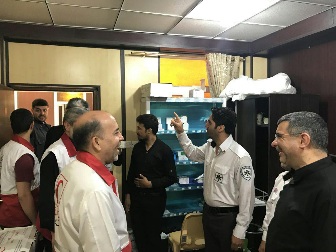بازدید مقامات بهداشتی ستاد اربعین از مراکز درمانی عراق+ تصاویر