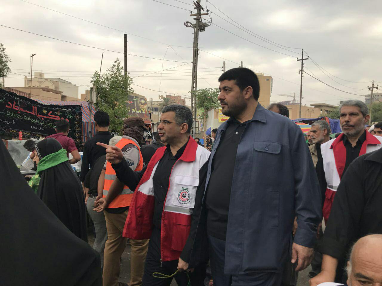 بازدید مقامات بهداشتی ستاد اربعین از مراکز درمانی عراق+ تصاویر