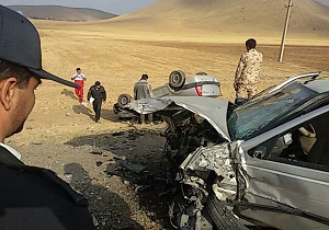 برخورد سه دستگاه خودرو 11 مصدوم  بر جای گذاشت
