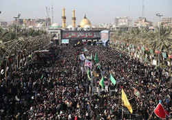 ازدحام زائران اربعین در فرودگاه نجف + فیلم