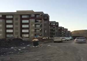 نمایی از وضعیت نامطلوب مسکن مهر در سنندج + فیلم