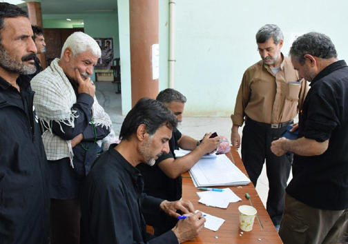گزارش تصویری از مواکب لرستان در شهر کربلا