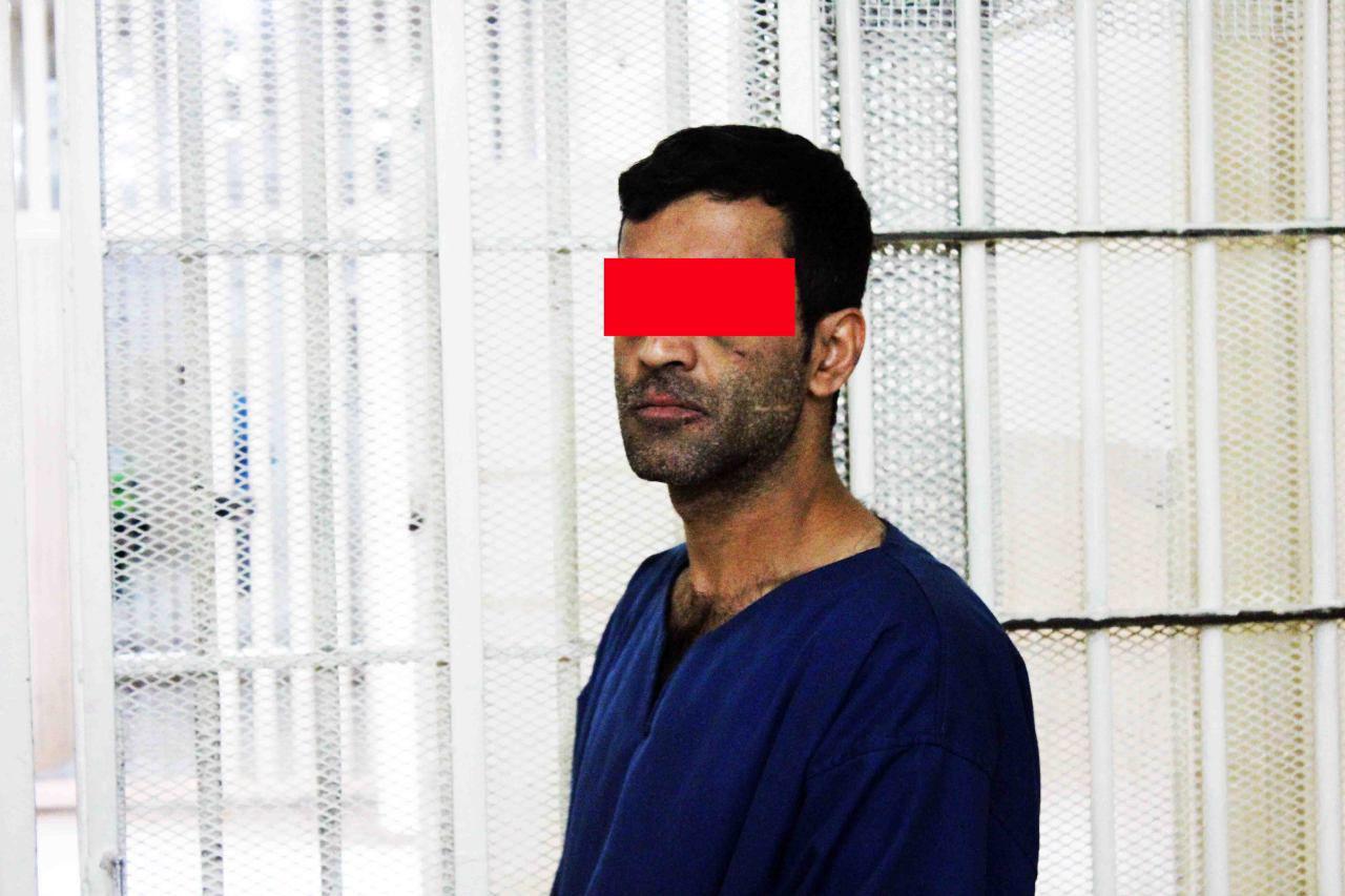 مرد همسرکش هنگام خودکشی دستگیر شد + عکس