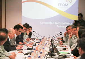 ارزیابی شرکت فولاد هرمزگان با حضور کارشناسان اروپایی (EFQM)