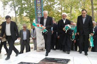 رونمایی از ضریح امام‌زاده دختران بکر قودجان خوانسار
