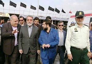 بازدید وزیر کشور از موکب های خدمات رسان