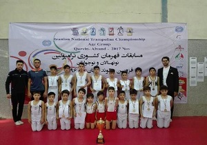 اردبیل قهرمان مسابقات ترامپولین نونهالان و نوجوانان کشور شد