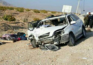 یک کشته در تصادف محور فسا به استهبان