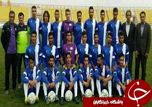 تیم فوتبال امیدکاسپین، به میدان می‌رود