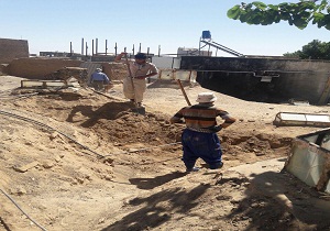 مرمت حمام تاریخی بیارجمند