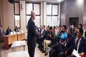 حضور جباری در کنگره فوتبال کلینیک