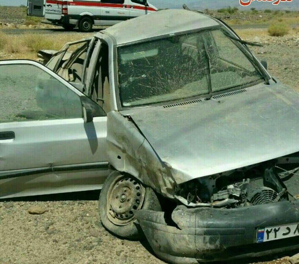 ۶ نفر حادثه دیده در واژگونی پراید