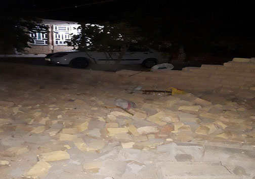 خسارت زمین لرزه در استان لرستان + عکس