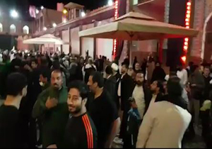 لحظه وقوع زلزله در سامراء +فیلم