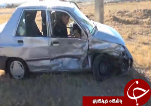 یک مصدوم در سانحه رانندگی
