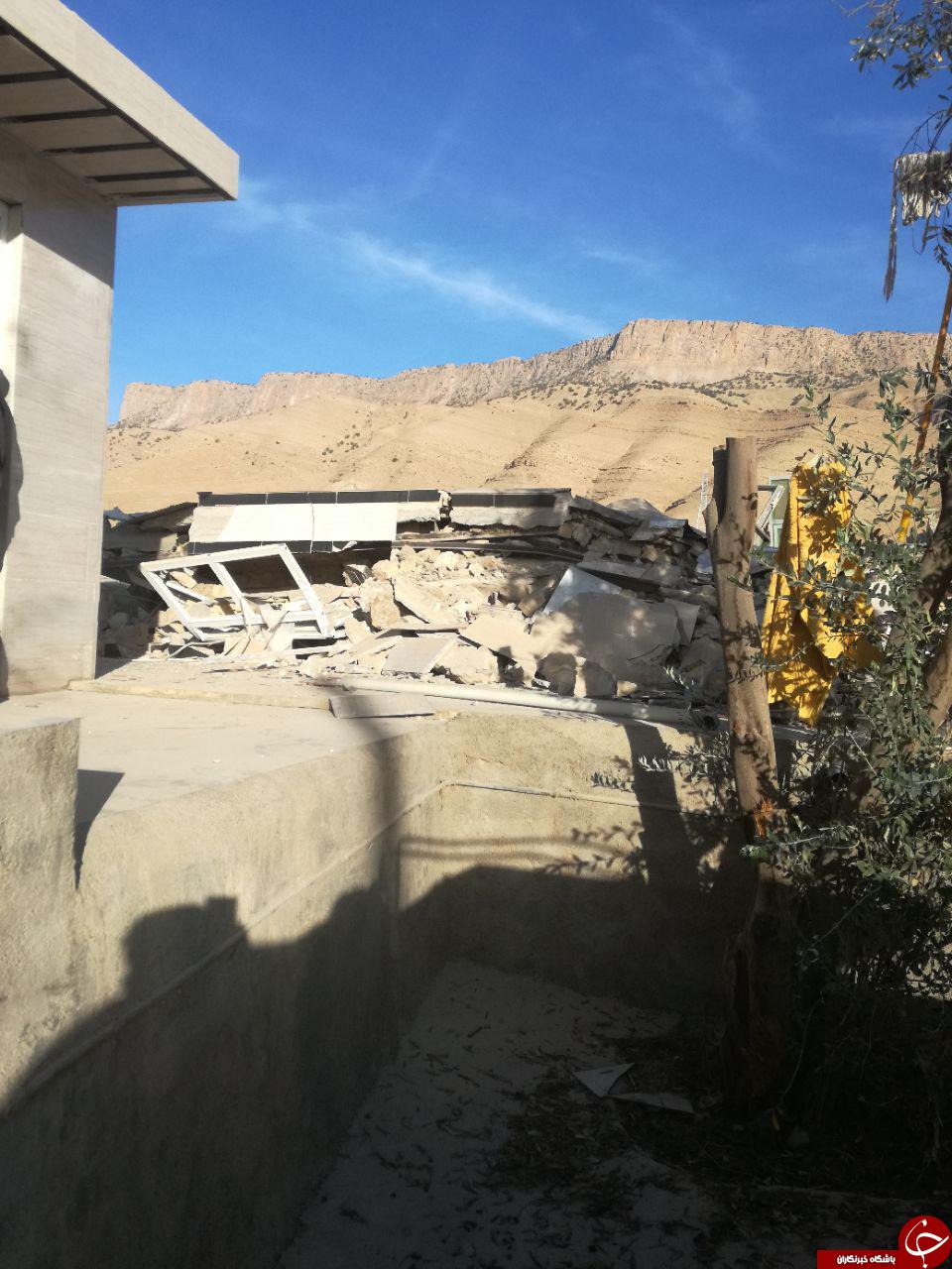 خسارت زلزله به روستای &laquo;کوئیک&raquo; + تصاویر
